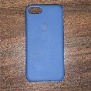 navy i phone 7/8 silicon case
